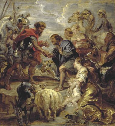 Rubens: Versöhnung von Jakob und Esau